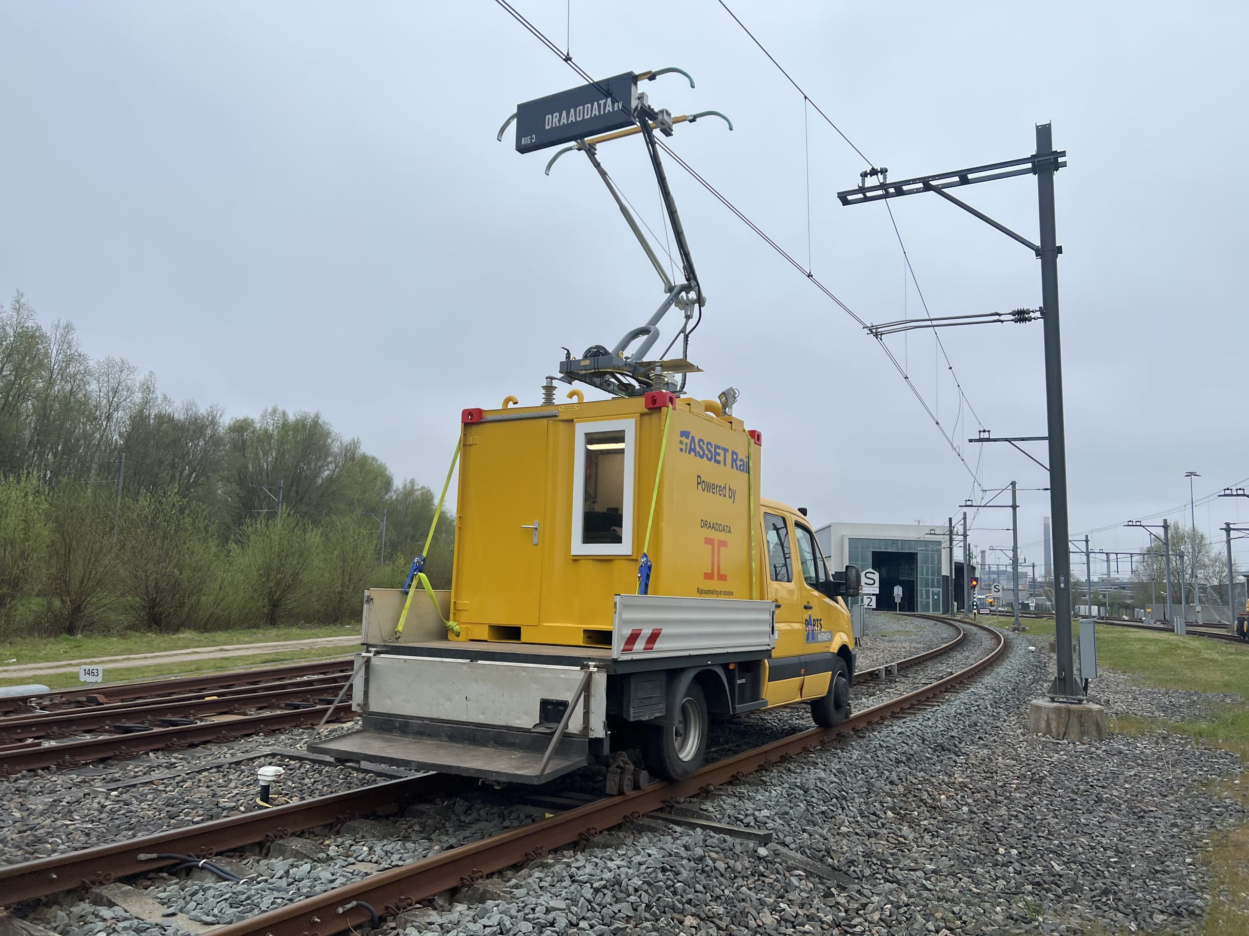 ASSET Rail gaat emissieloos rijdraadmeten - ASSET Rail