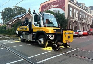 Roest rijden op de Maliebaan Utrecht